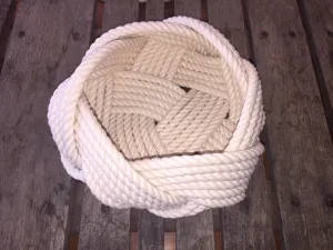 6" x 9" Off White Cotton Bowl