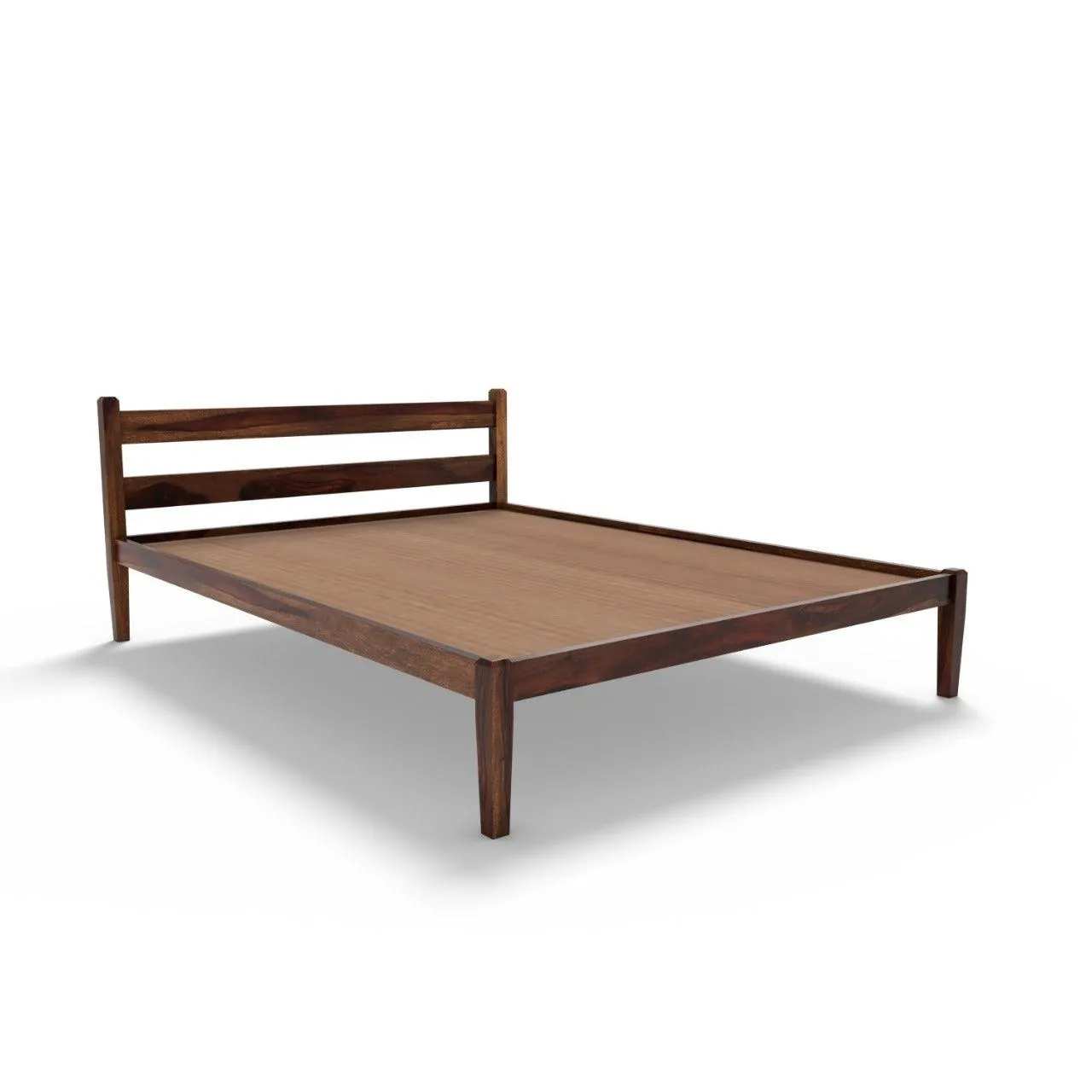 AWANA BED QUEEN Sheesham Wood (Honey Finish)