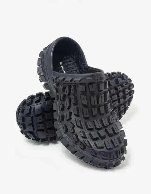 Balenciaga Black Bouncer Clogs