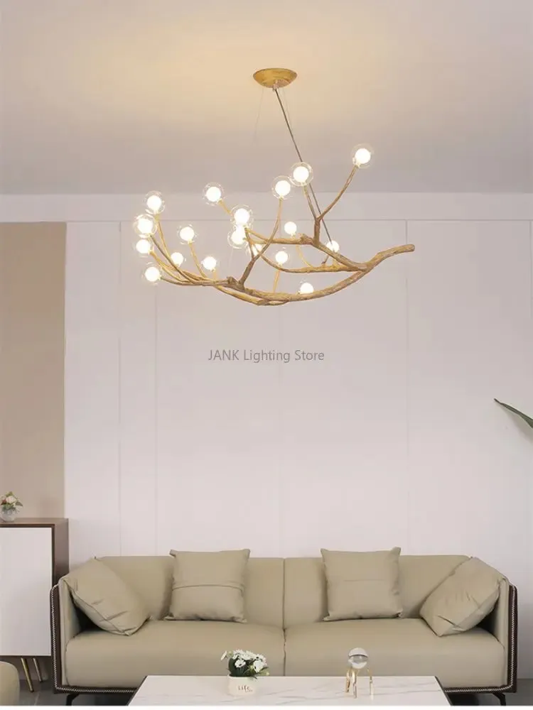 Bubble Resin Pendant Light LED Lamps for Home Decoration by Mansion