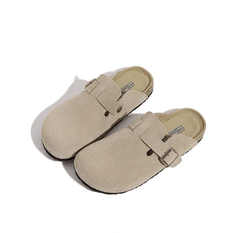 Closed-Toe Buckle Strap Boston Clogs