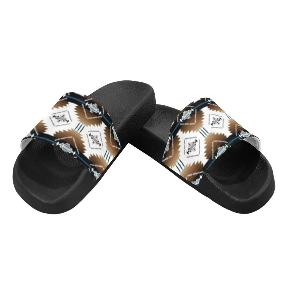 Cofitichequi White Men's Slide Sandals