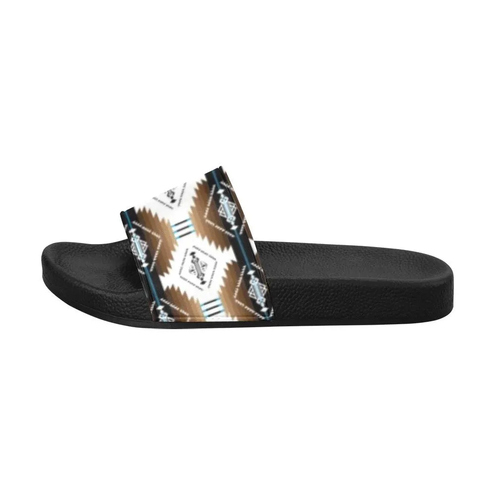 Cofitichequi White Men's Slide Sandals