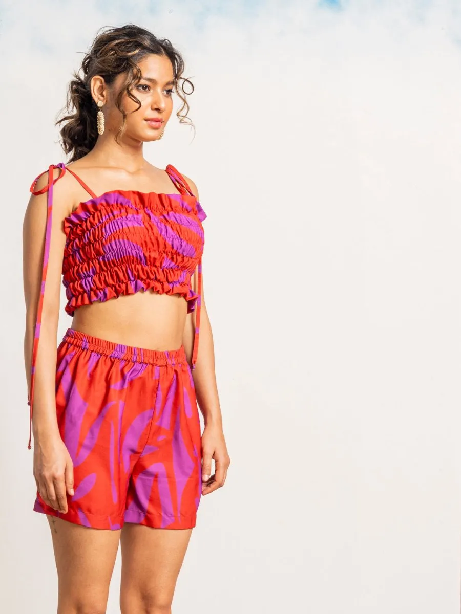 Crimp Beachwear Co-ord Set