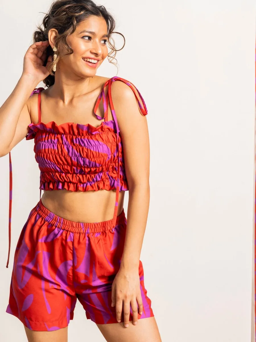 Crimp Beachwear Co-ord Set