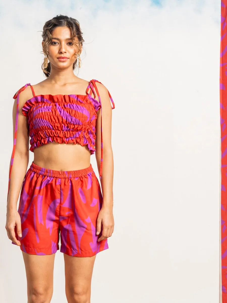 Crimp Beachwear Co-ord Set