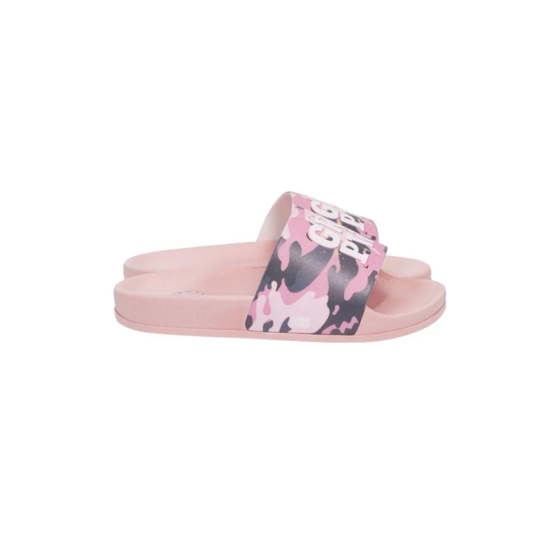 Cubs Camo Girl Power Baby Pink Girls Slide