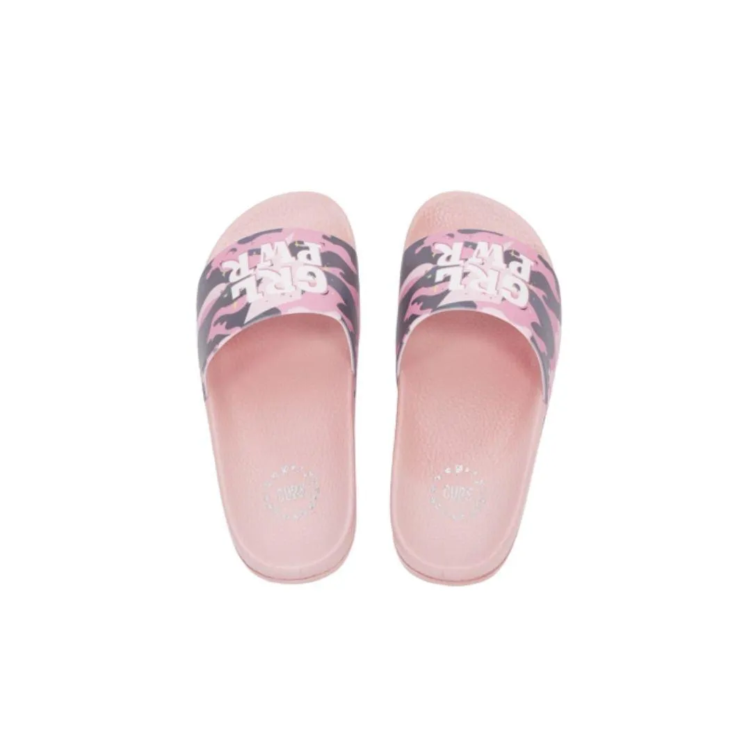 Cubs Camo Girl Power Baby Pink Girls Slide