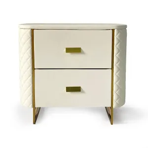 DAHLIA Velvet Nightstand