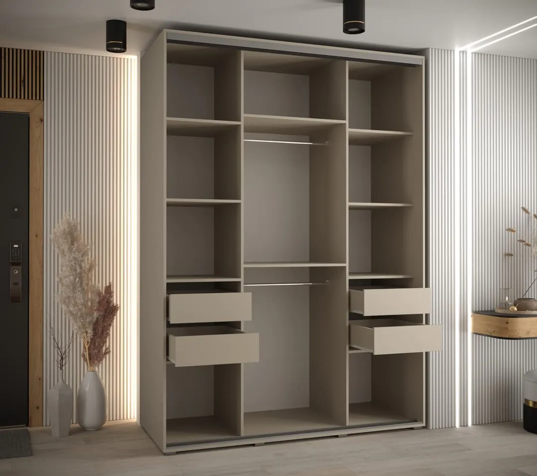 Dakota I Sliding Door Wardrobe 180cm