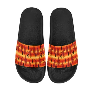 Dancers Brown Men's Slide Sandals