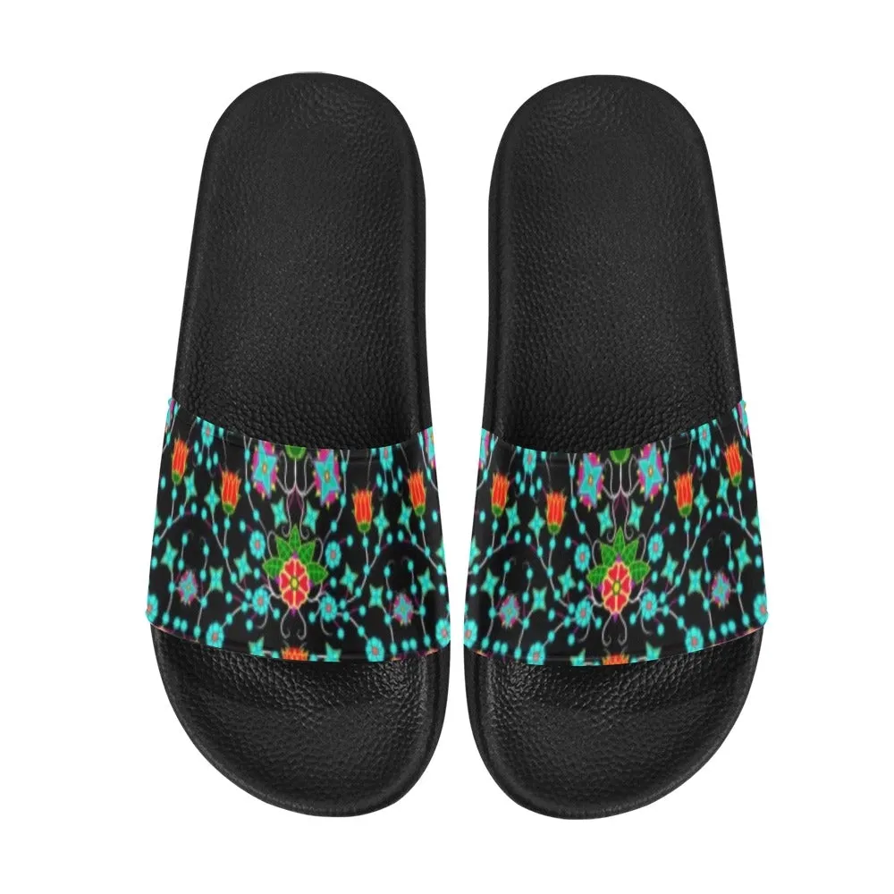 Floral Damask Upgrade Men's Slide Sandals