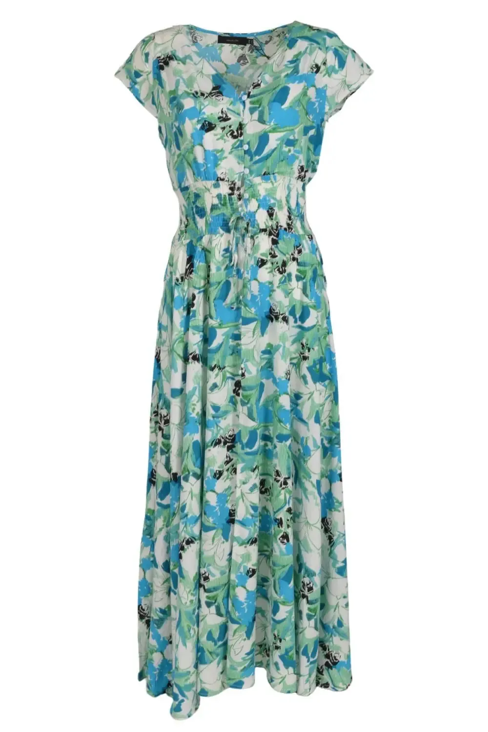 Floral Floaty Button Down Maxi Dress