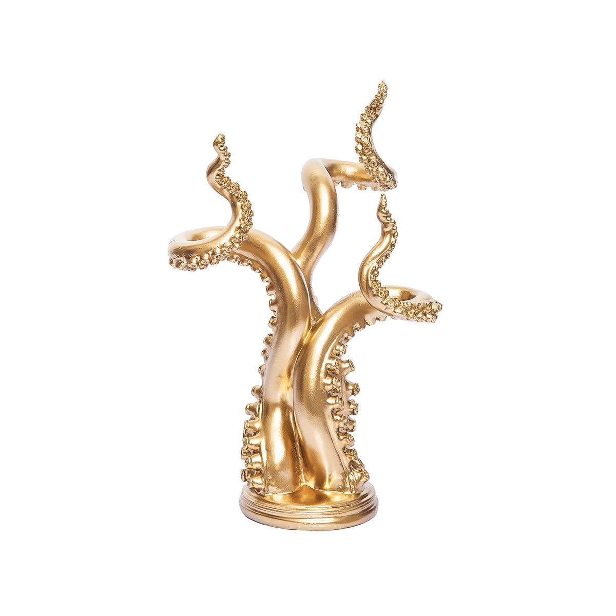 Gold Octopus Arms Figurine