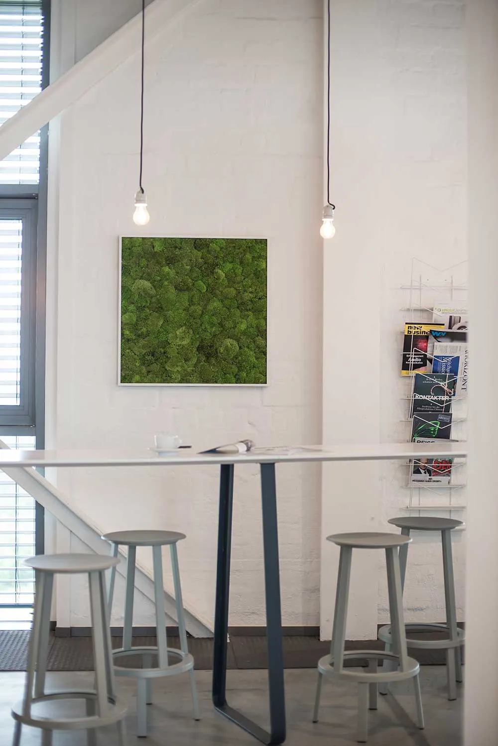 Green Square Moss Art (80cm)