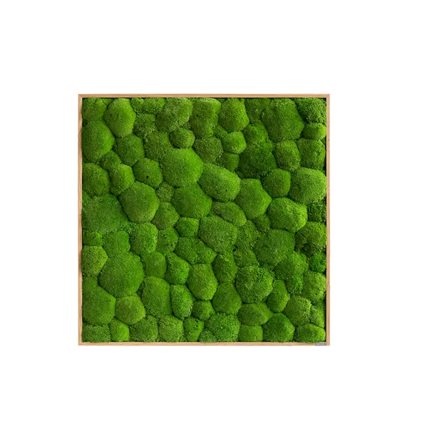 Green Square Moss Art (80cm)