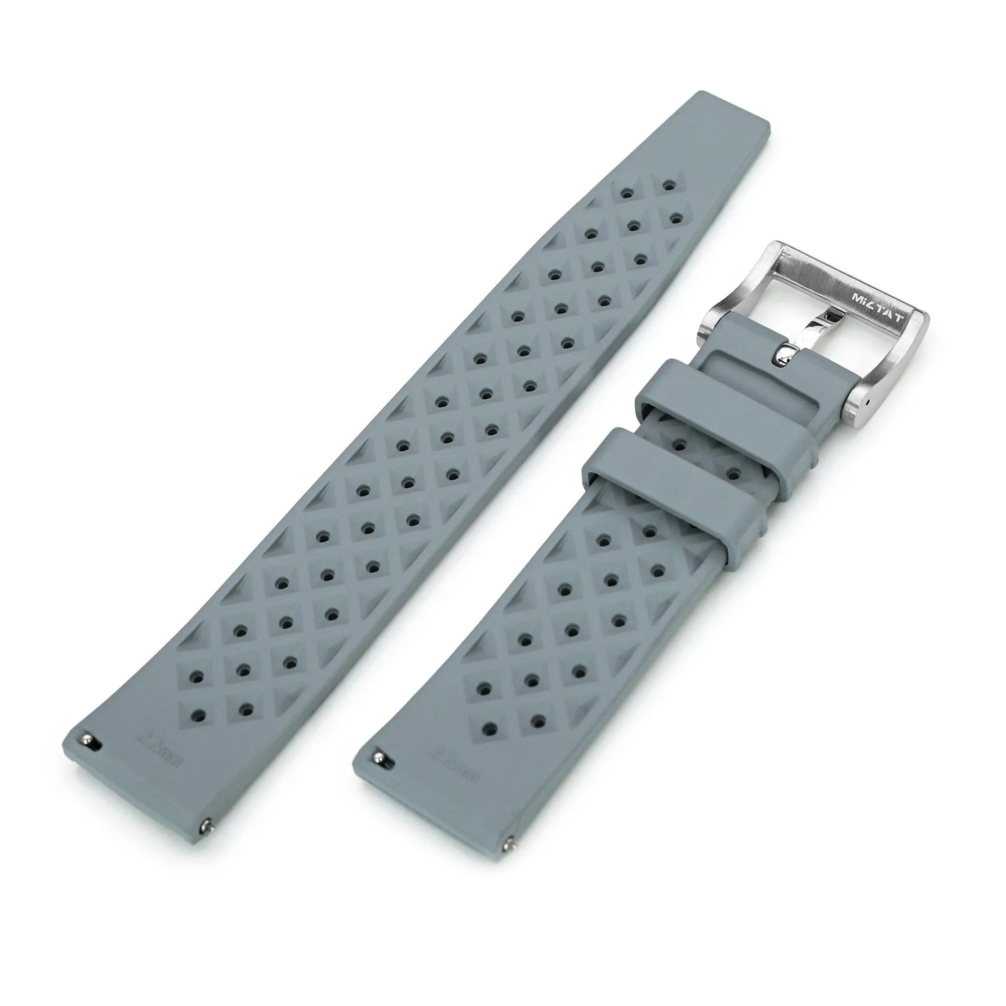 Grey Tropic Pro FKM Quick Release rubber strap