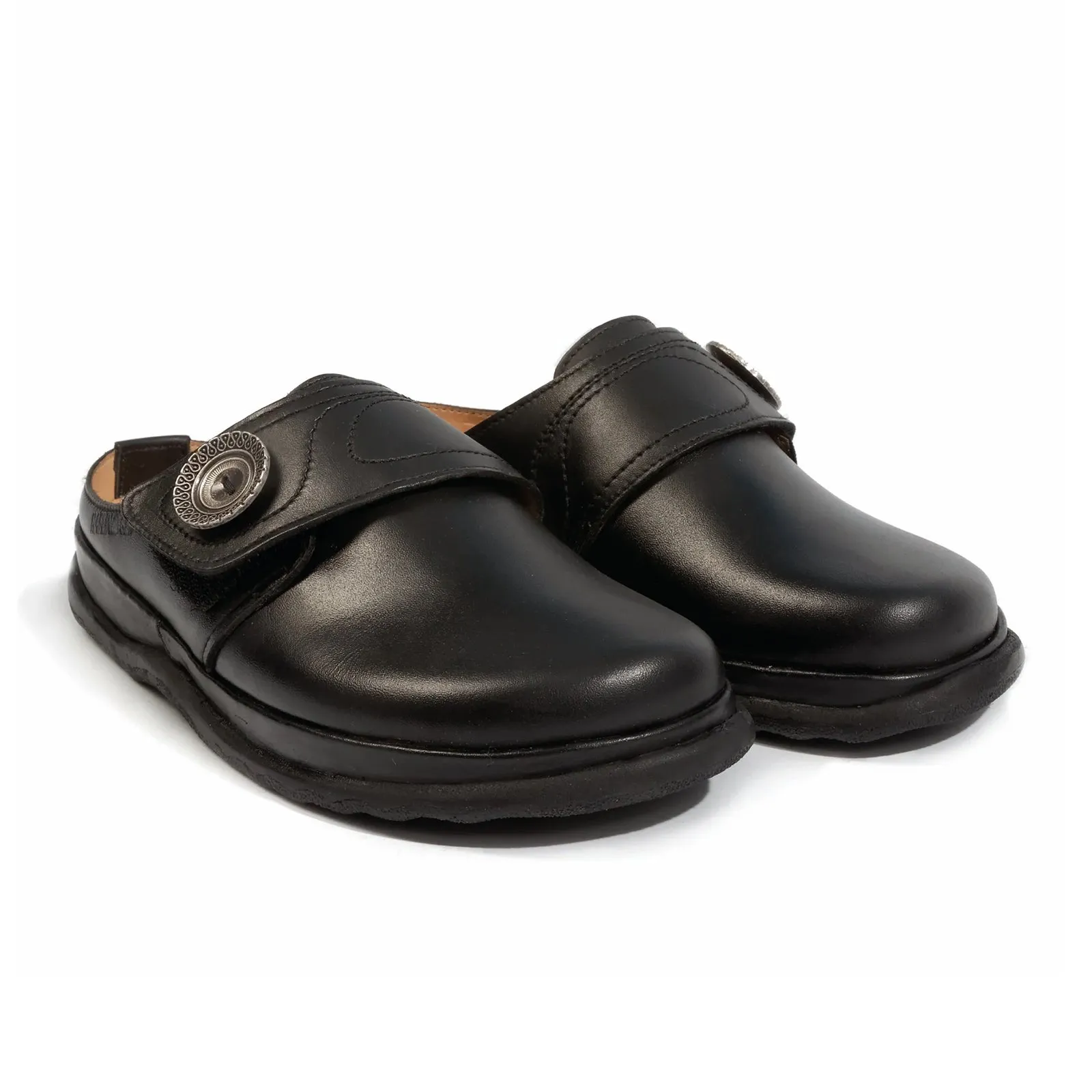 Haflinger Charlotte Clog (Women) - Black