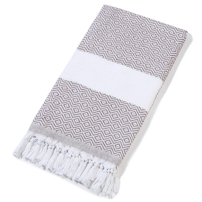 Handmade Tassel Blanket Turkish Beach Towel