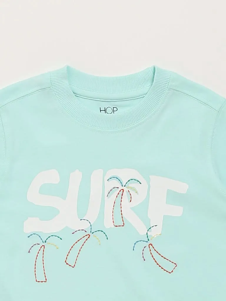 HOP Kids Mint Blue Surf T-Shirt