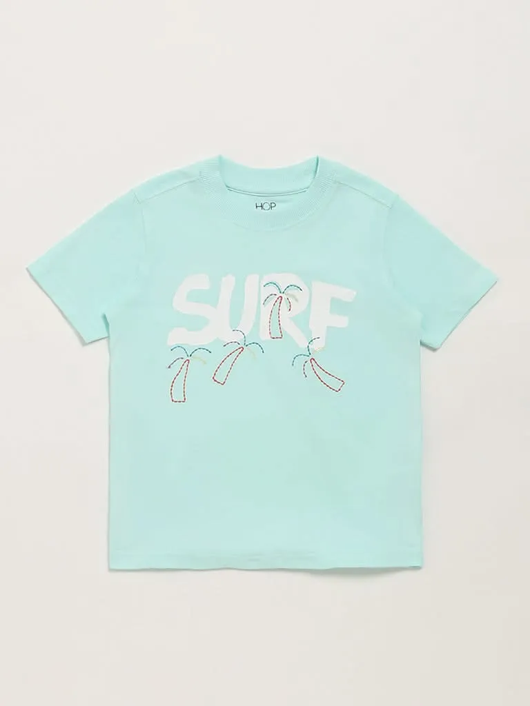 HOP Kids Mint Blue Surf T-Shirt