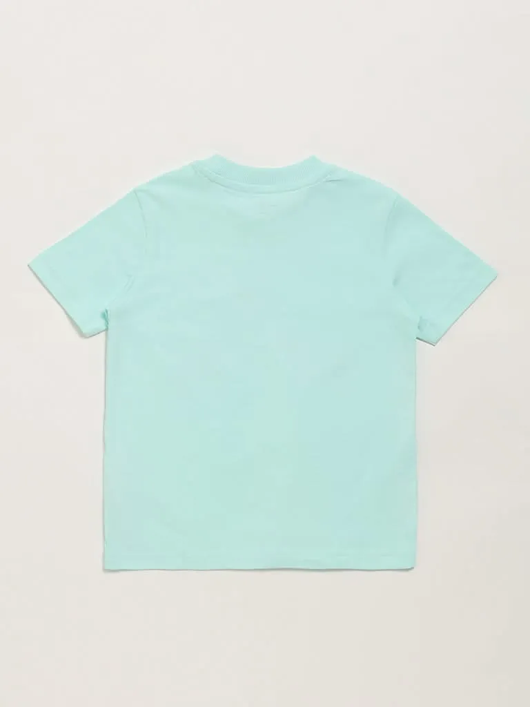 HOP Kids Mint Blue Surf T-Shirt