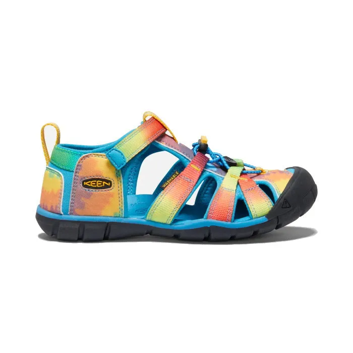 Keen Big Kids - Seacamp II CNX Vivid Blue Original Tie Dye