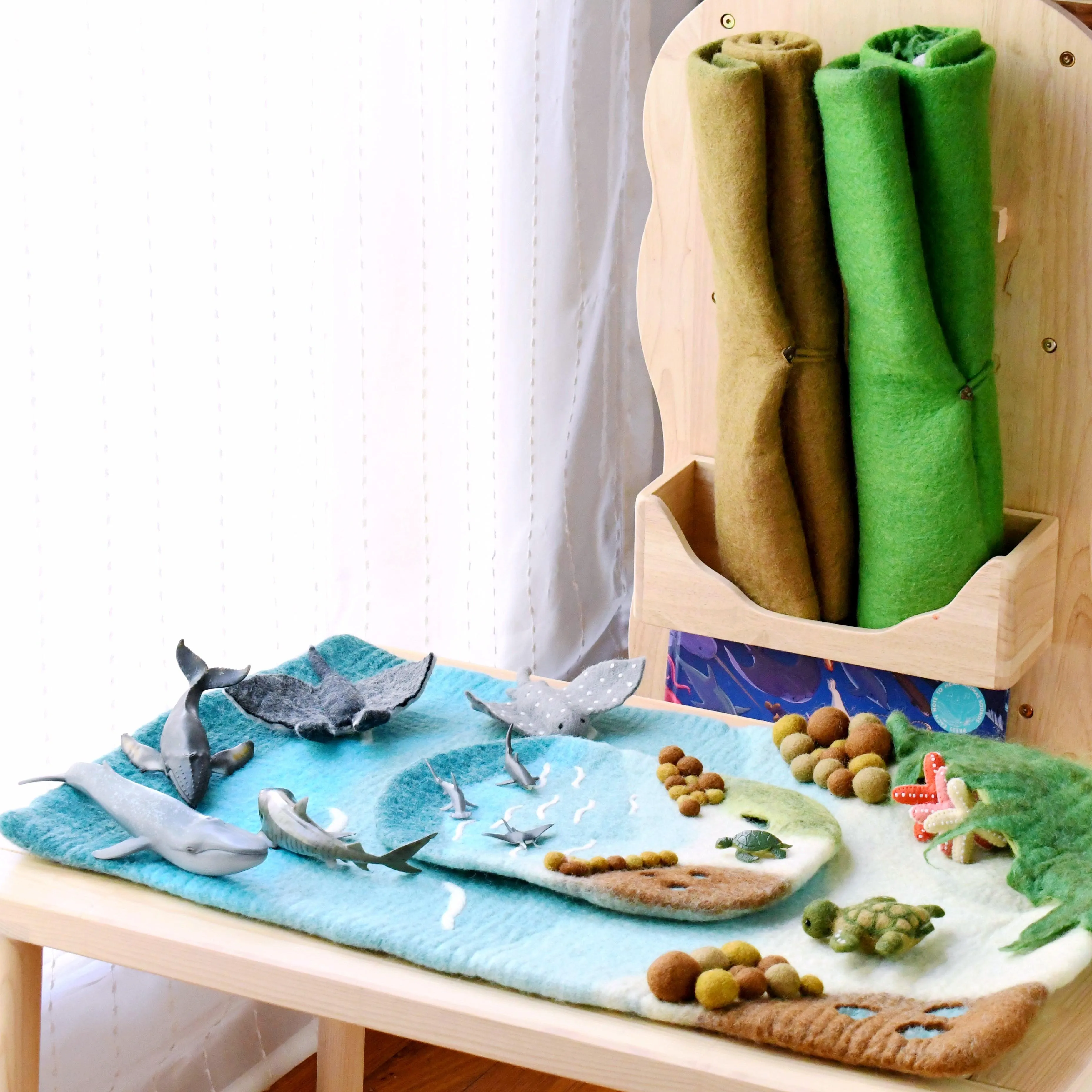 Large Sea and Rockpool Play Mat Playscape