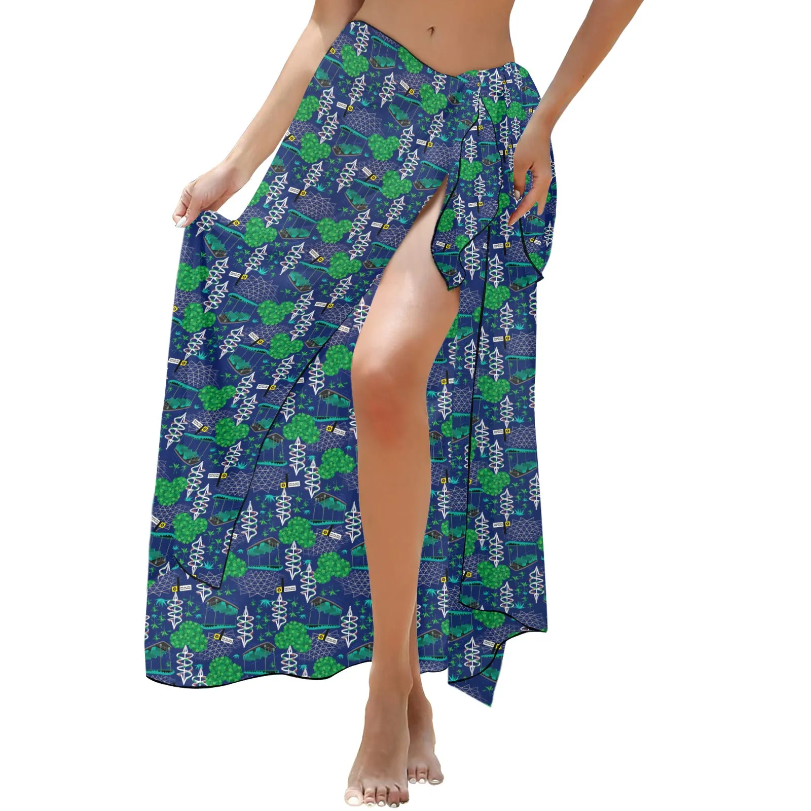 Living With The Land Long Beach Sarong Wrap