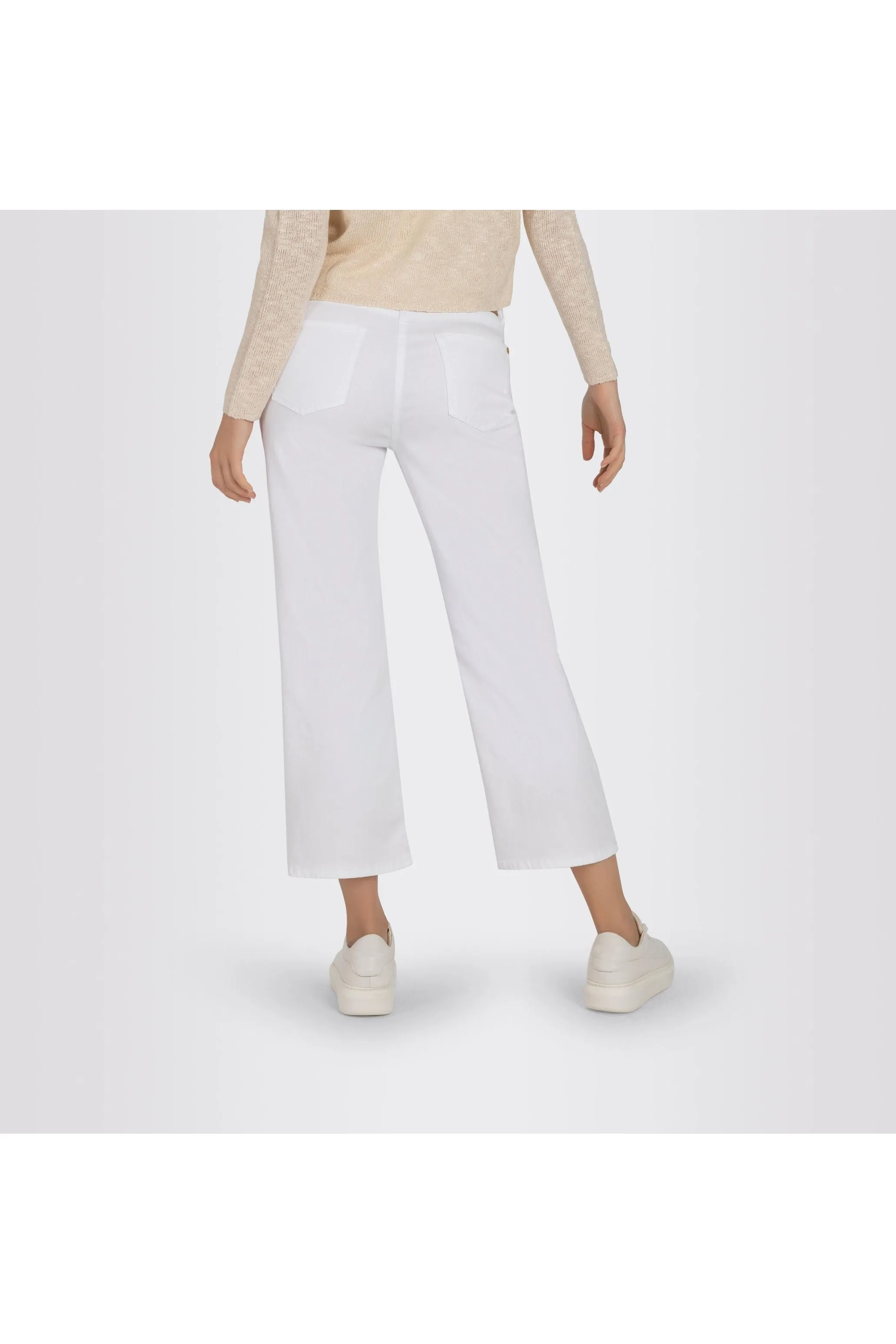 Mac Jeans Culotte 5984-9B-0391L | D010 White | Offered Online Only