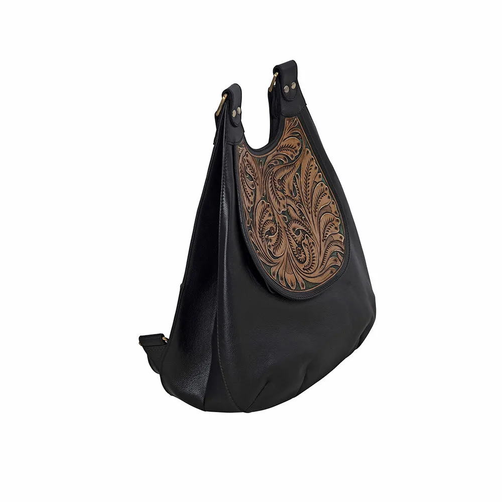 Minah Vista Hand-Tooled Bag