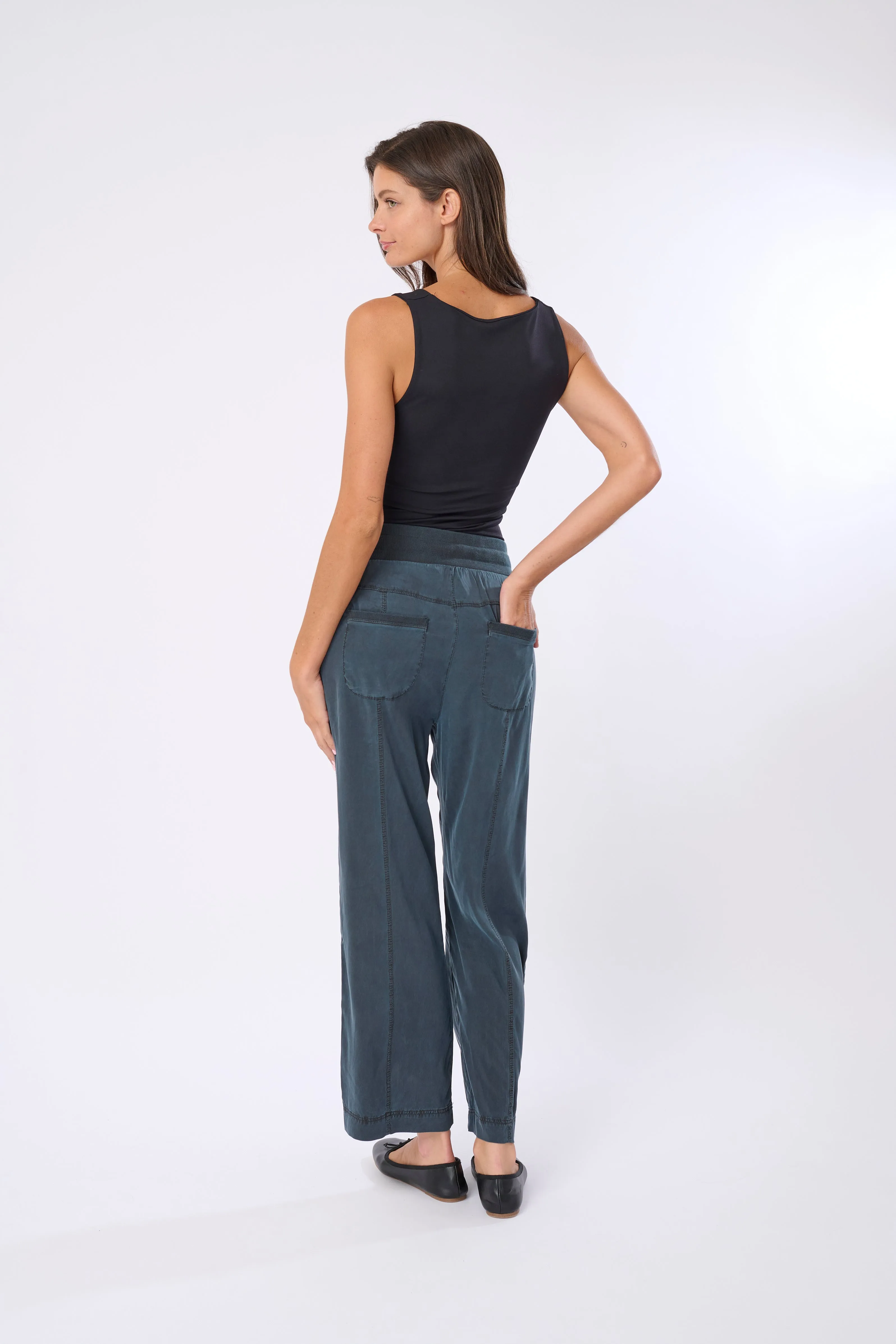 Natia Stretch Cupro Pant