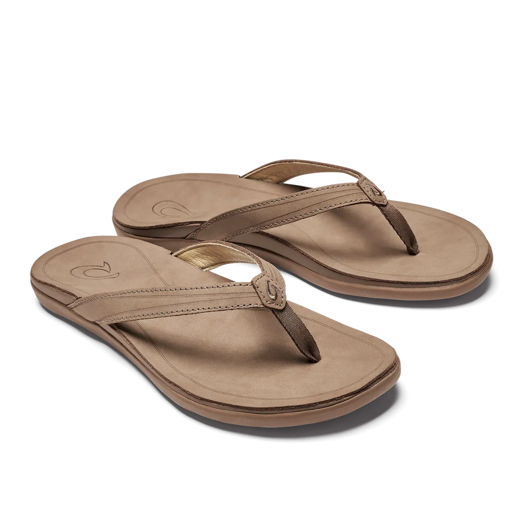 Olukai 20442-3434 Women's Leather Sandal Tan