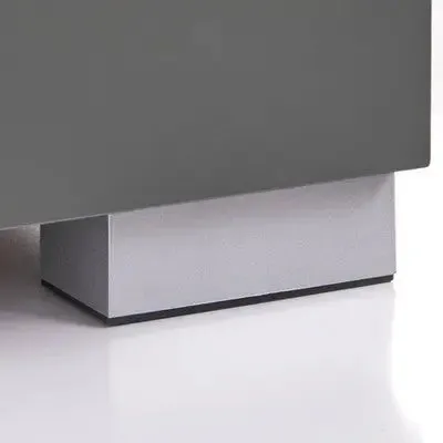 Open Box Zuri Nightstand Charcoal Gray - Buylateral