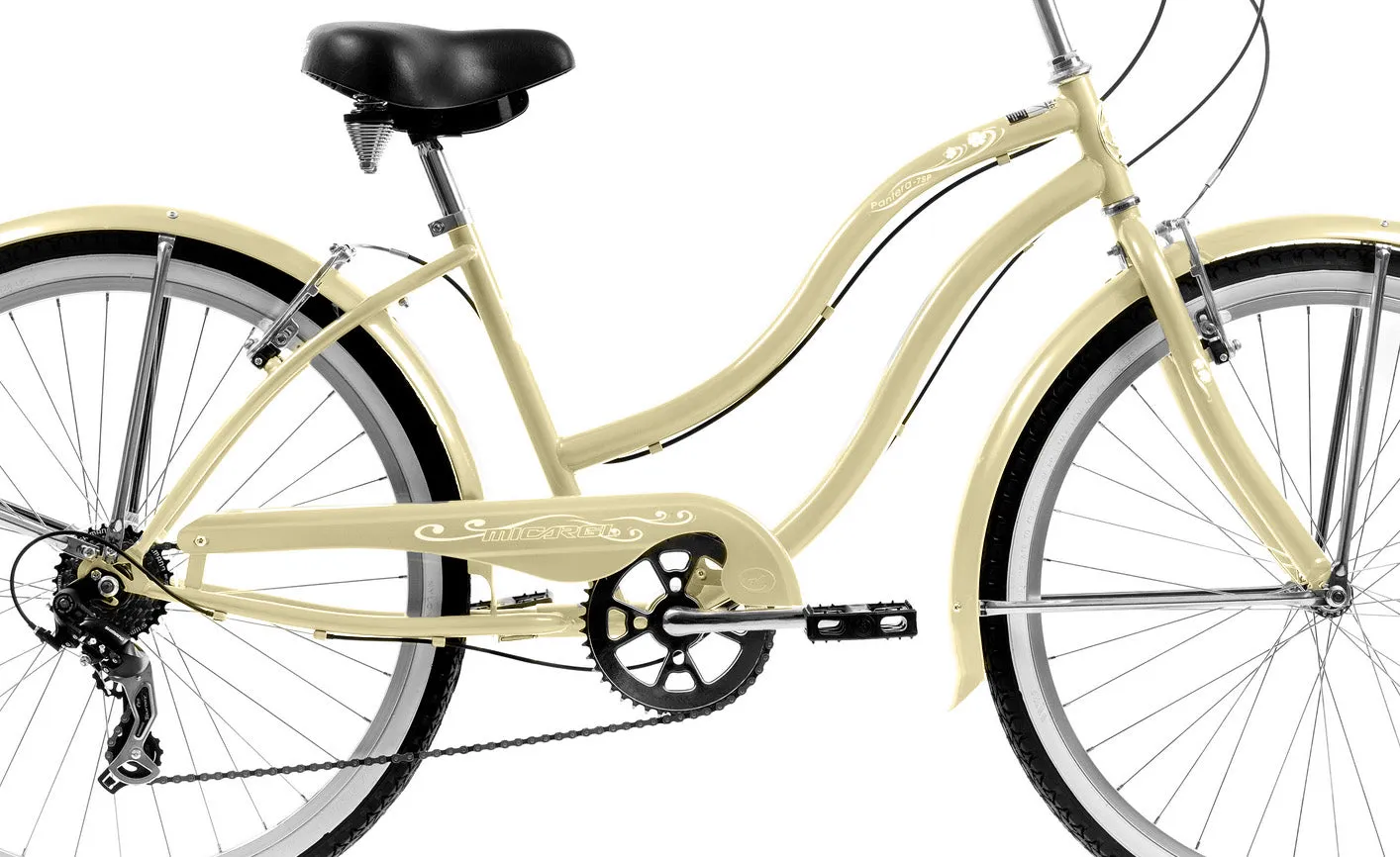 Pantera 26" Seven Speed Step-Through Beach Cruiser Bicycle