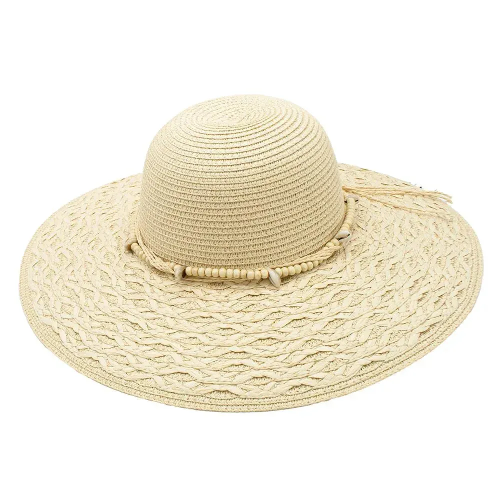 Peter Grimm Sandra - Womens Wide Brim Straw Sun Hat