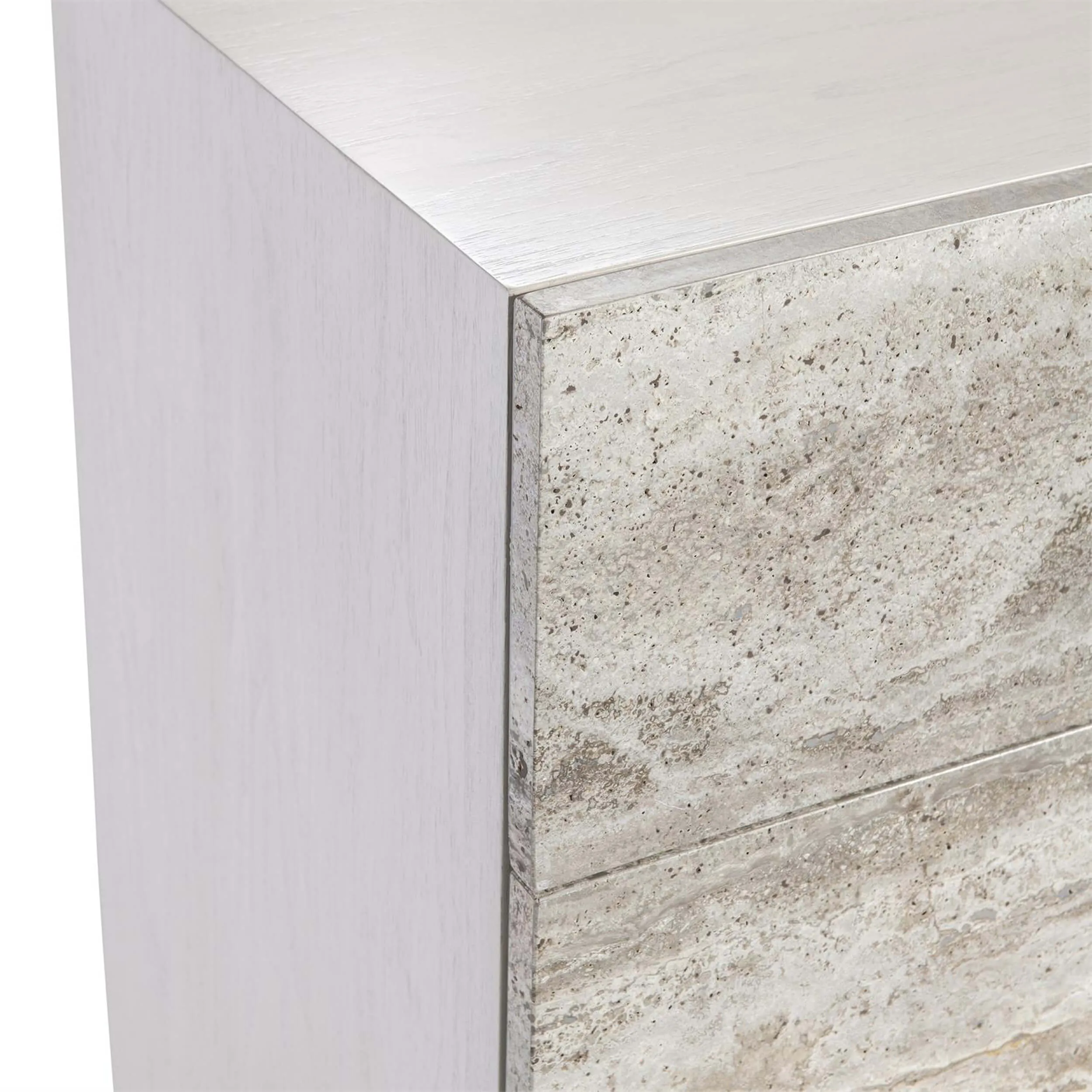 Sereno Buffet, Silver Travertine