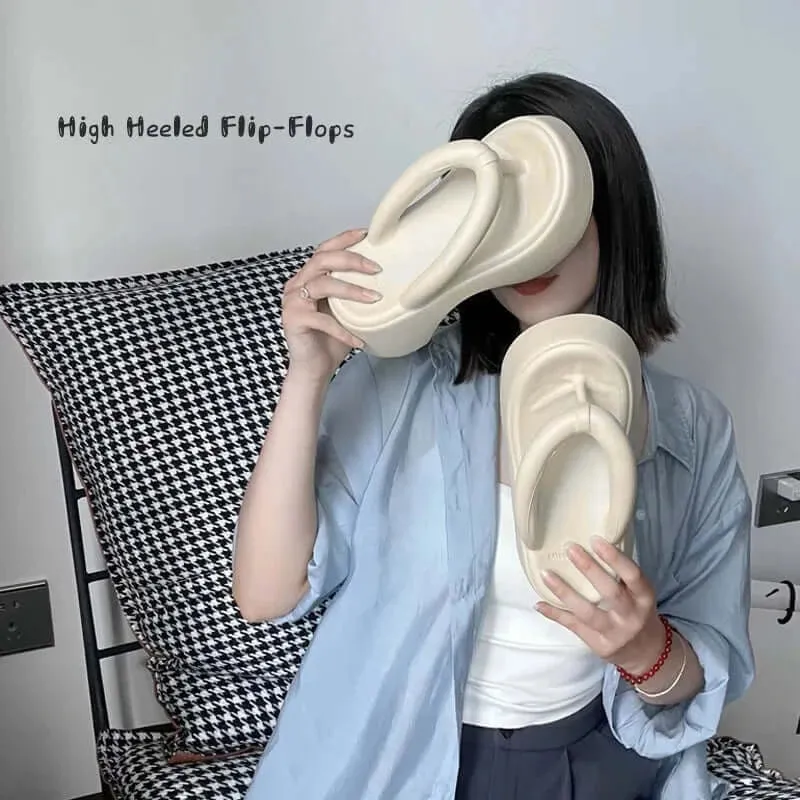 Shoes Ladies' Slippers Low Rubber Flip Flops Summer Clogs Woman Luxury