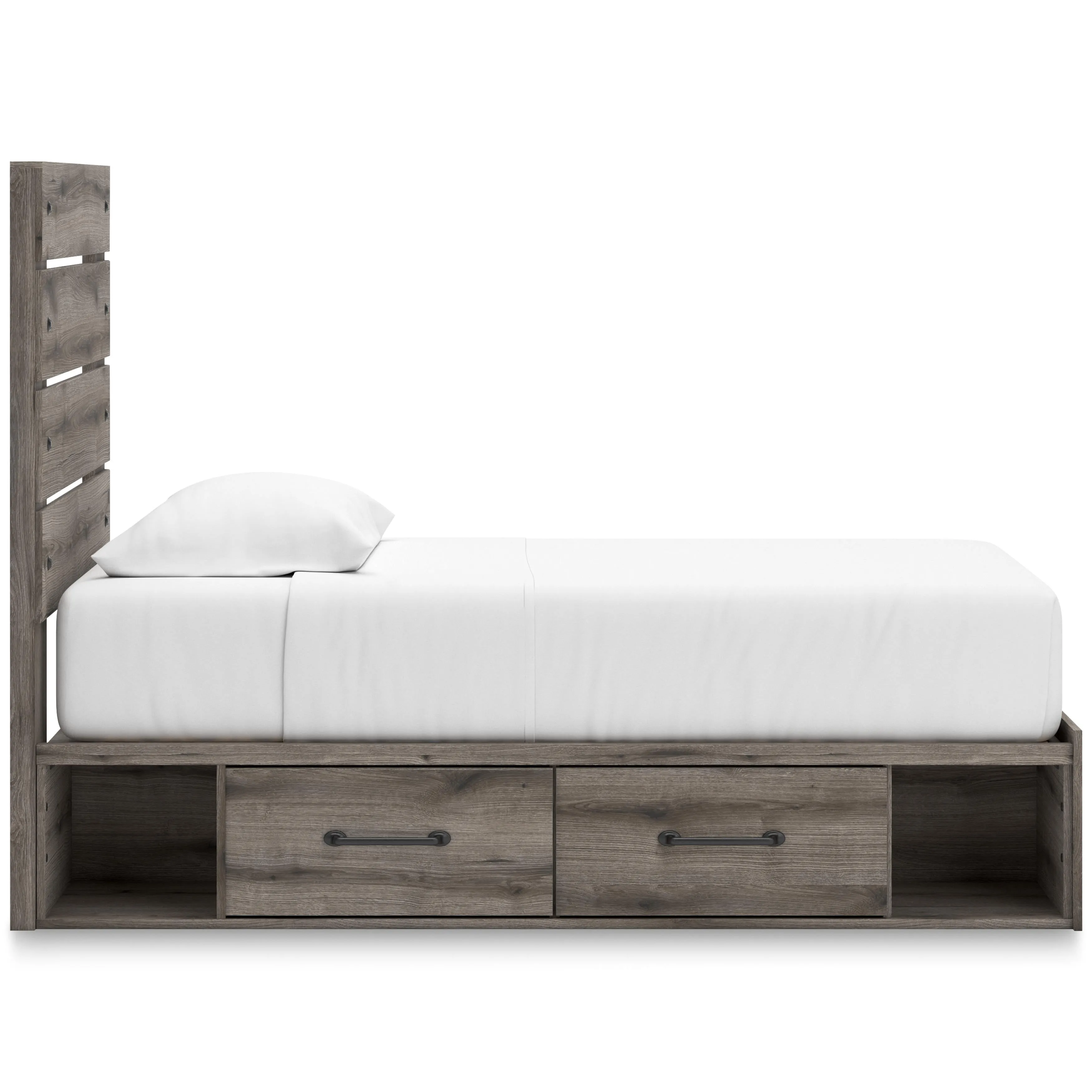 Signature Design by Ashley Graystorm Twin Panel Bed with Storage PCB2405-53/PCB2405-150/B100-11