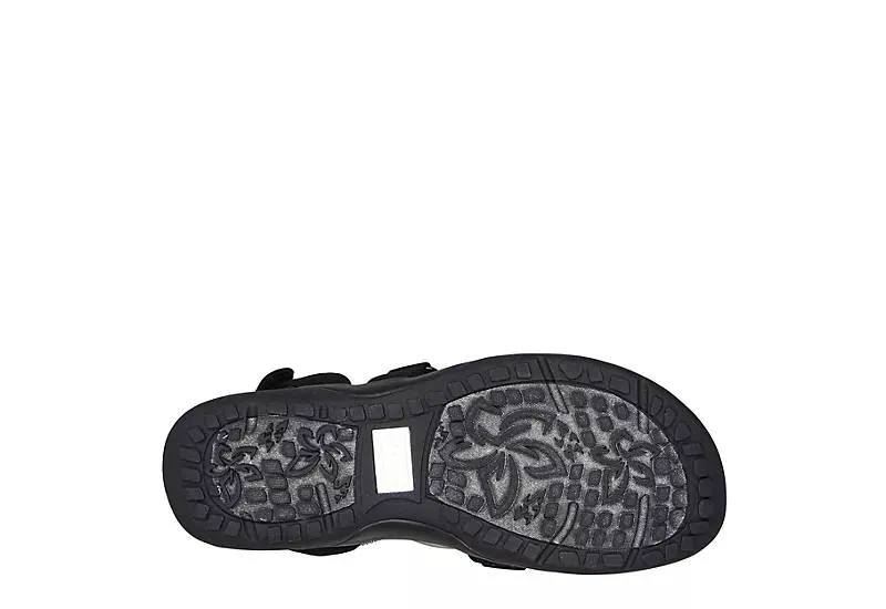 Skechers Womens Reggae Slim Sweet Route Black White