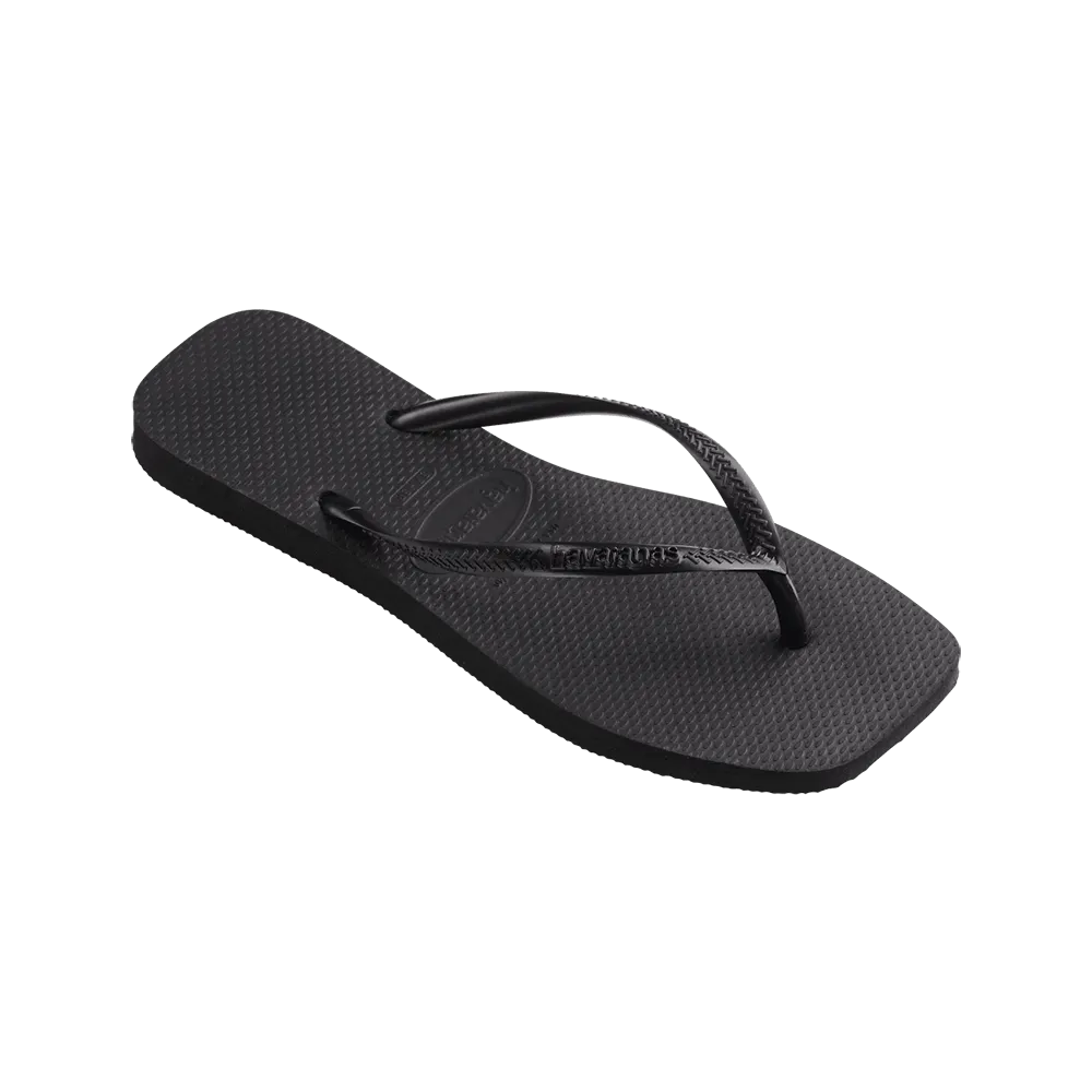 Slim Square Flip Flops