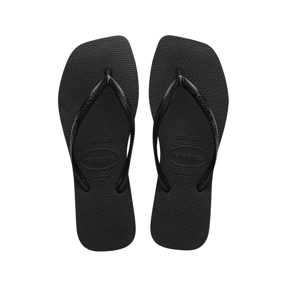 Slim Square Flip Flops