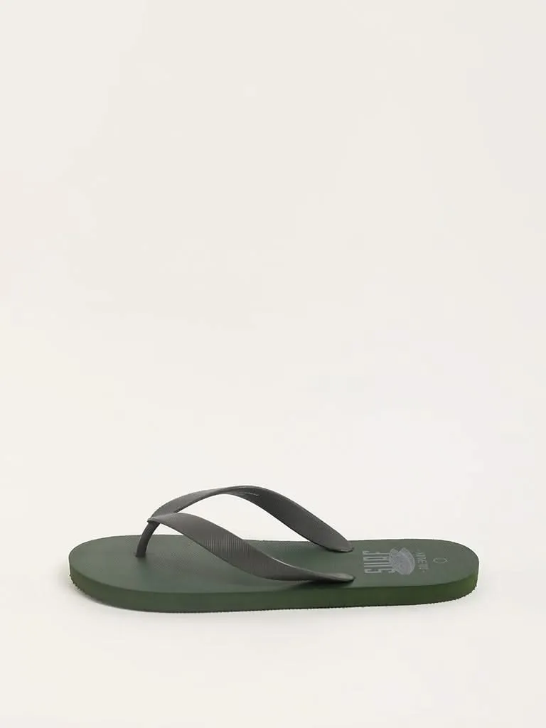 SOLEPLAY Rugged Green Flip-Flop