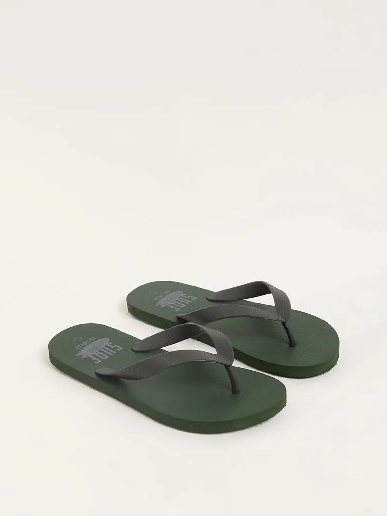 SOLEPLAY Rugged Green Flip-Flop