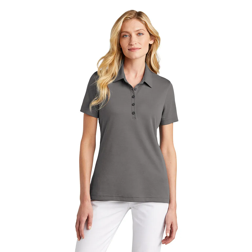 TravisMathew Ladies Oceanside Solid Polo - Quiet Shade Grey