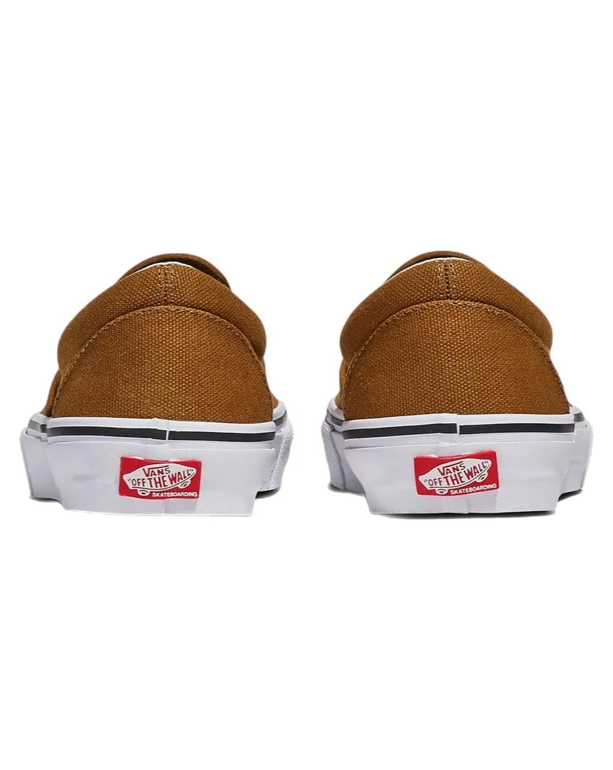 Vans Skate Slip On - Duck Canvas Golden Brown / Black