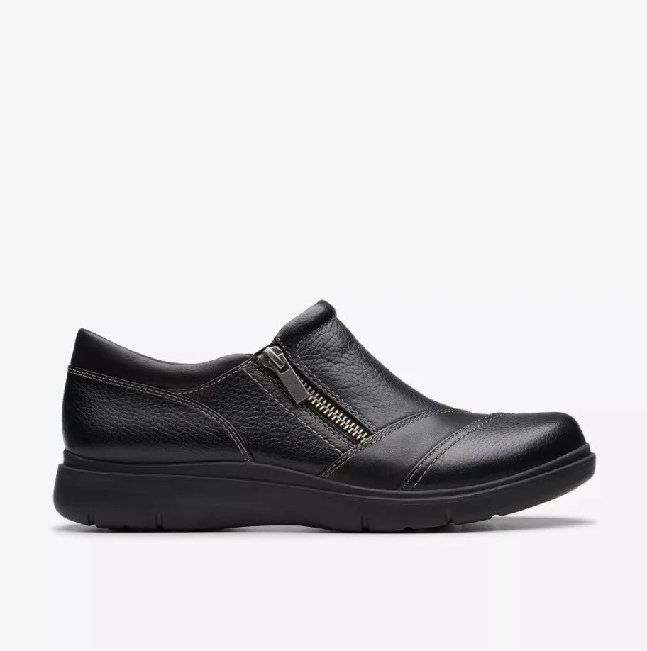 Women's Clarks Certina Pure 26179816 Color:  Black Leather