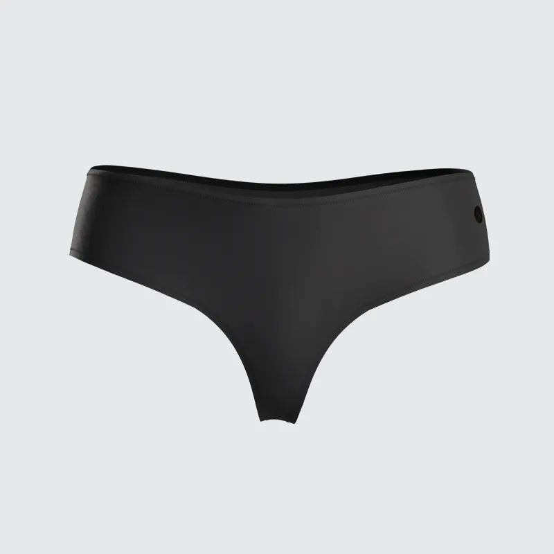 Women's Everyday Thong in Black | Smart Apparel